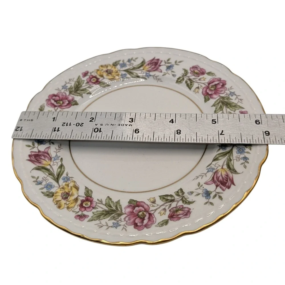 Vintage Royal Jackson Bread Plate Lady Mayfair Vogue Ceramic Scalloped Edge